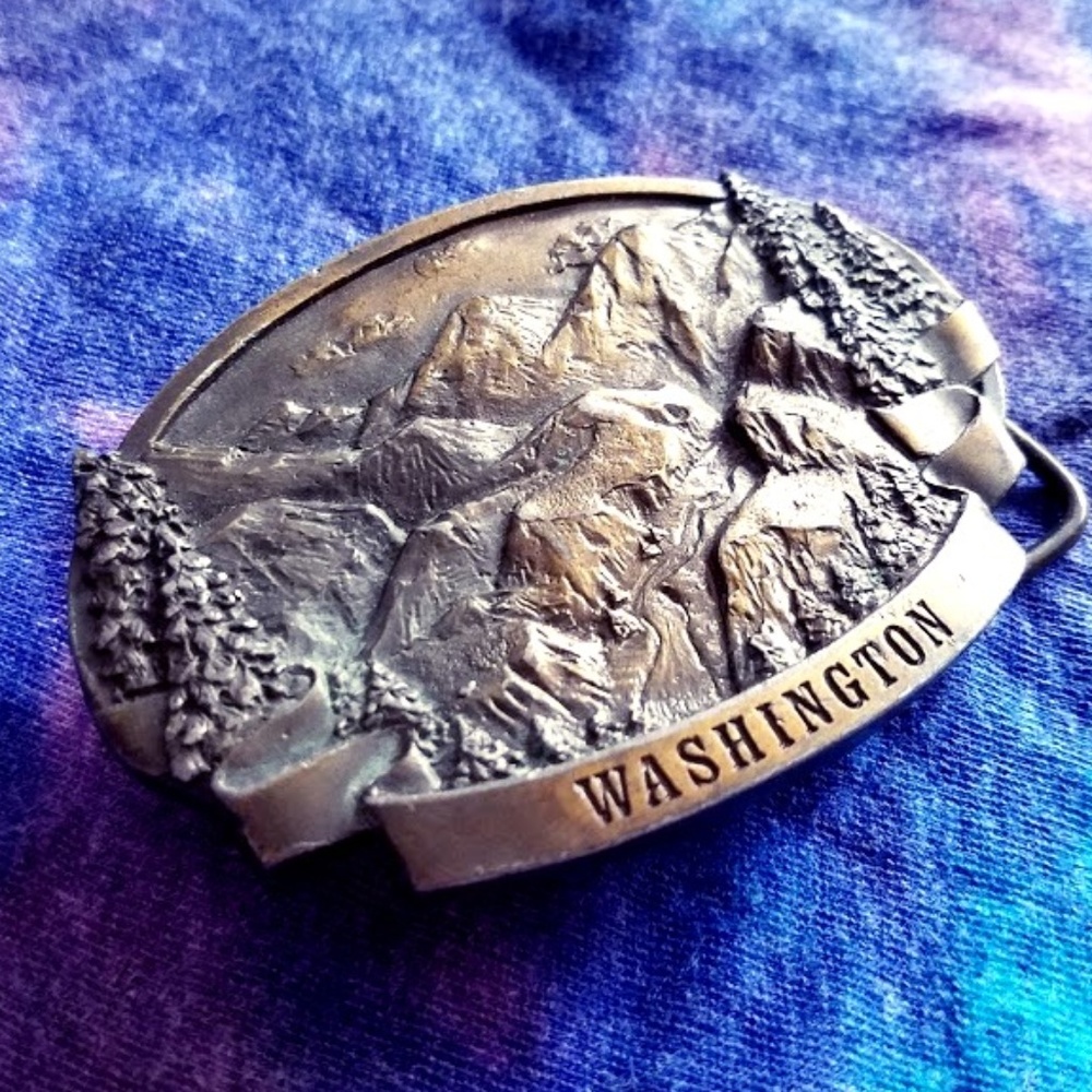 Washington Bergemot Brass Works 1978 Belt Buckle